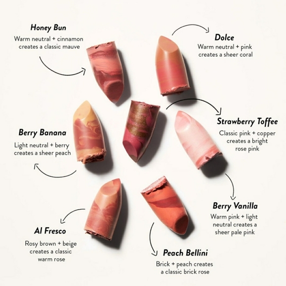 🦋 Laura Geller Italian Marble Lipstick (in Honey Bun) - Picture 9 of 13